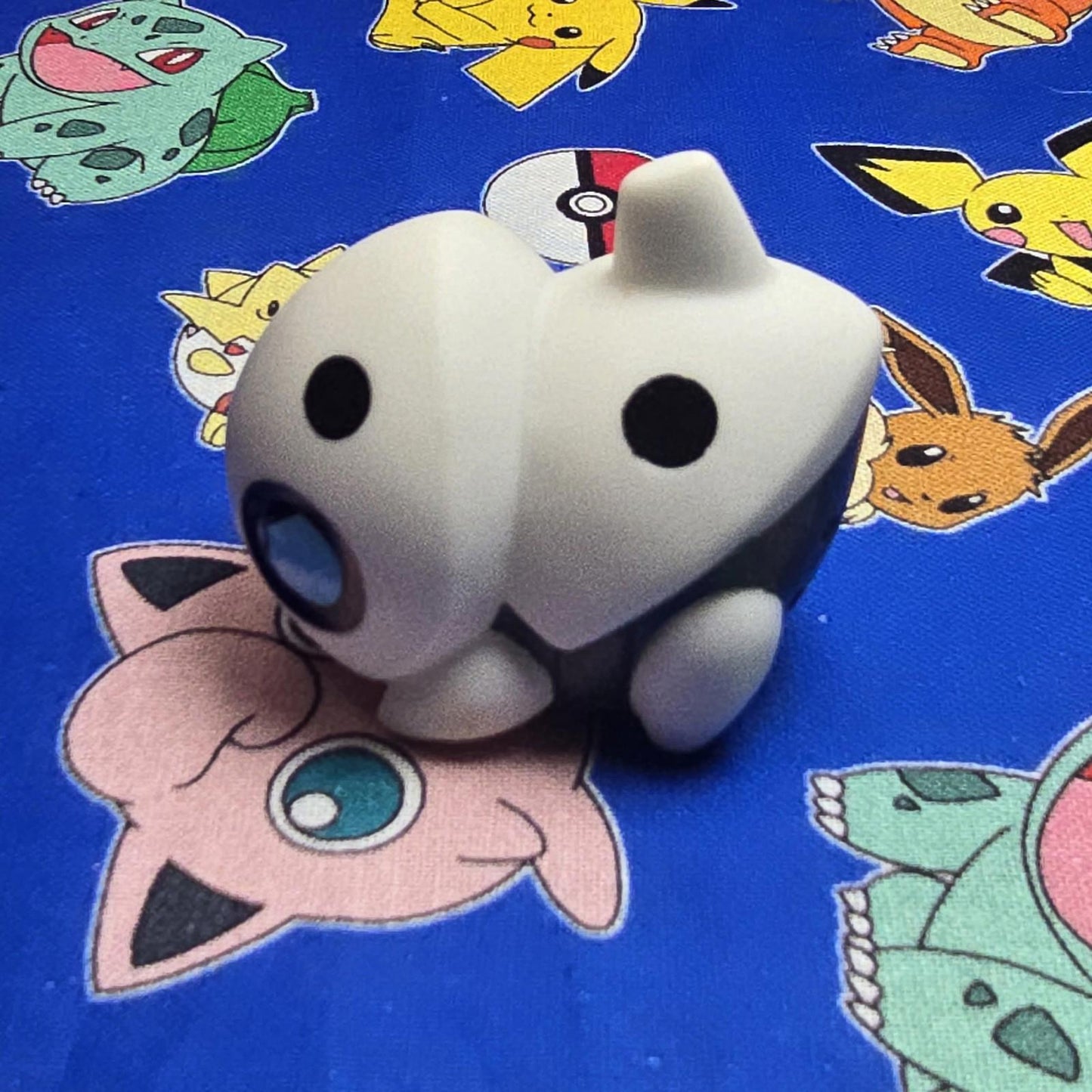 Pokemon Aron Figure Finger Puppet 2006 Nintendo Bandai PVC Vintage Japan USA