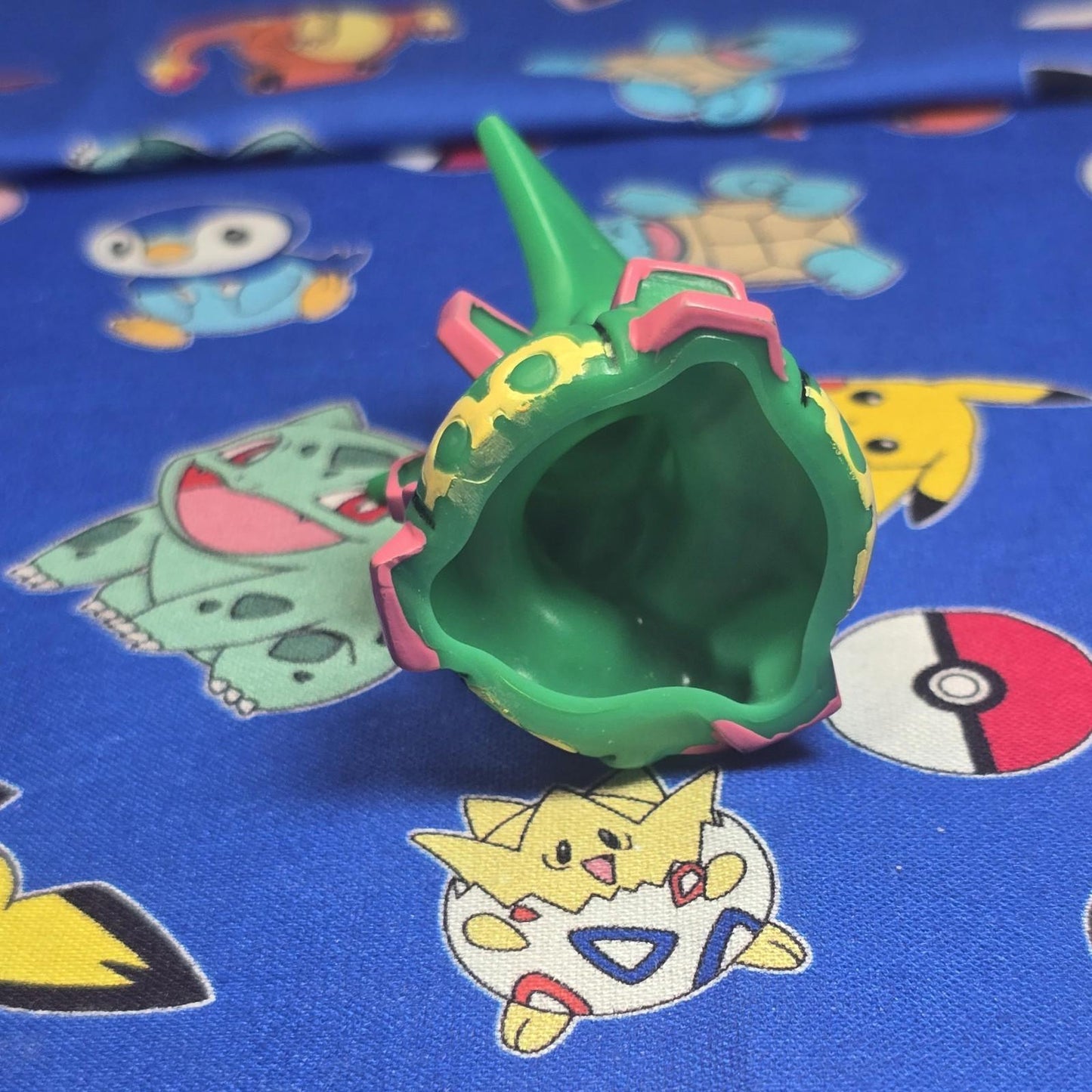 Pokemon Rayquaza Figure Finger Puppet 2004 Nintendo Bandai PVC Vintage Japan USA