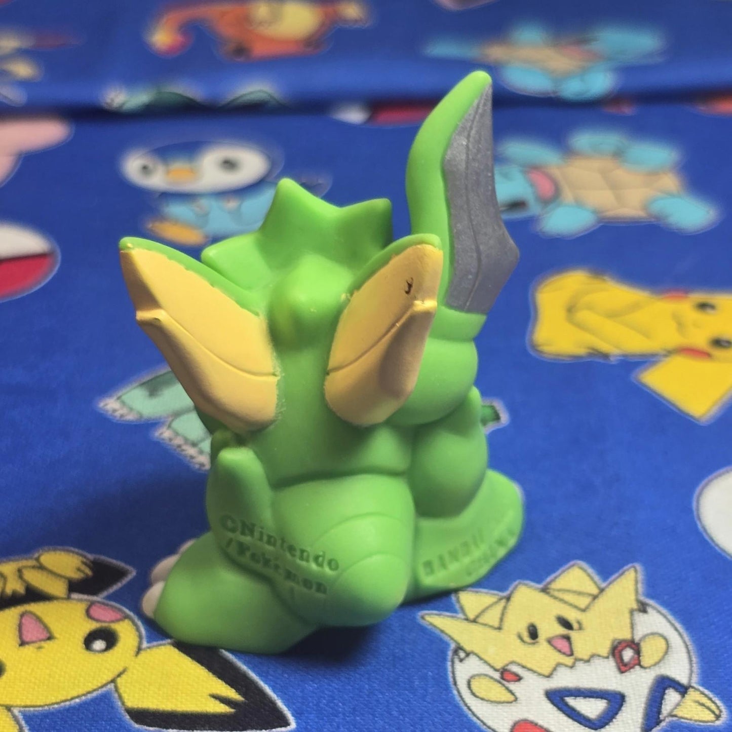 Pokemon Scyther Figure Finger Puppet 2006 Nintendo PVC Japan Bandai USA Seller