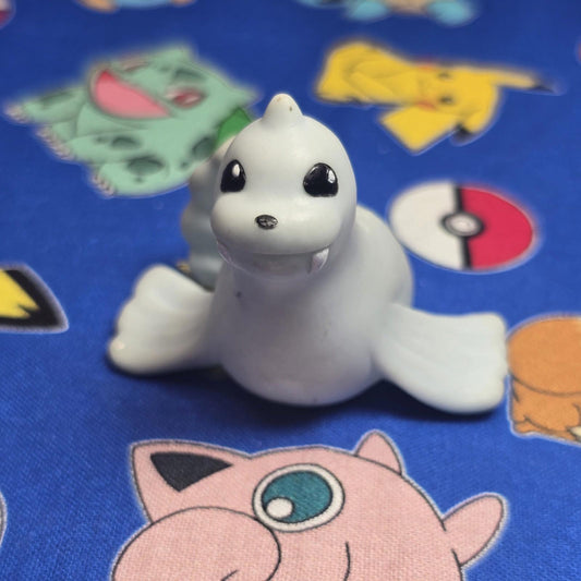 Pokemon Dewgong Blue Figure Finger Puppet 1997 Bandai Nintendo Vintage Japan USA