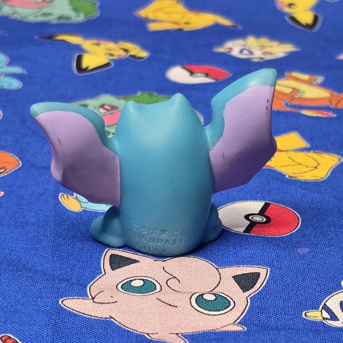 Pokemon Golbat Figure Finger Puppet 1997 Nintendo Bandai PVC Vintage Japan USA