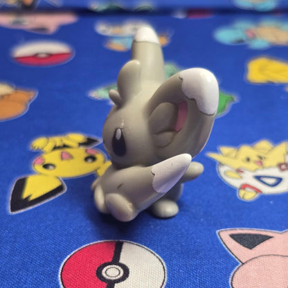 Pokemon Minccino Figure Finger Puppet 2011 Nintendo Bandai PVC Japan US Seller