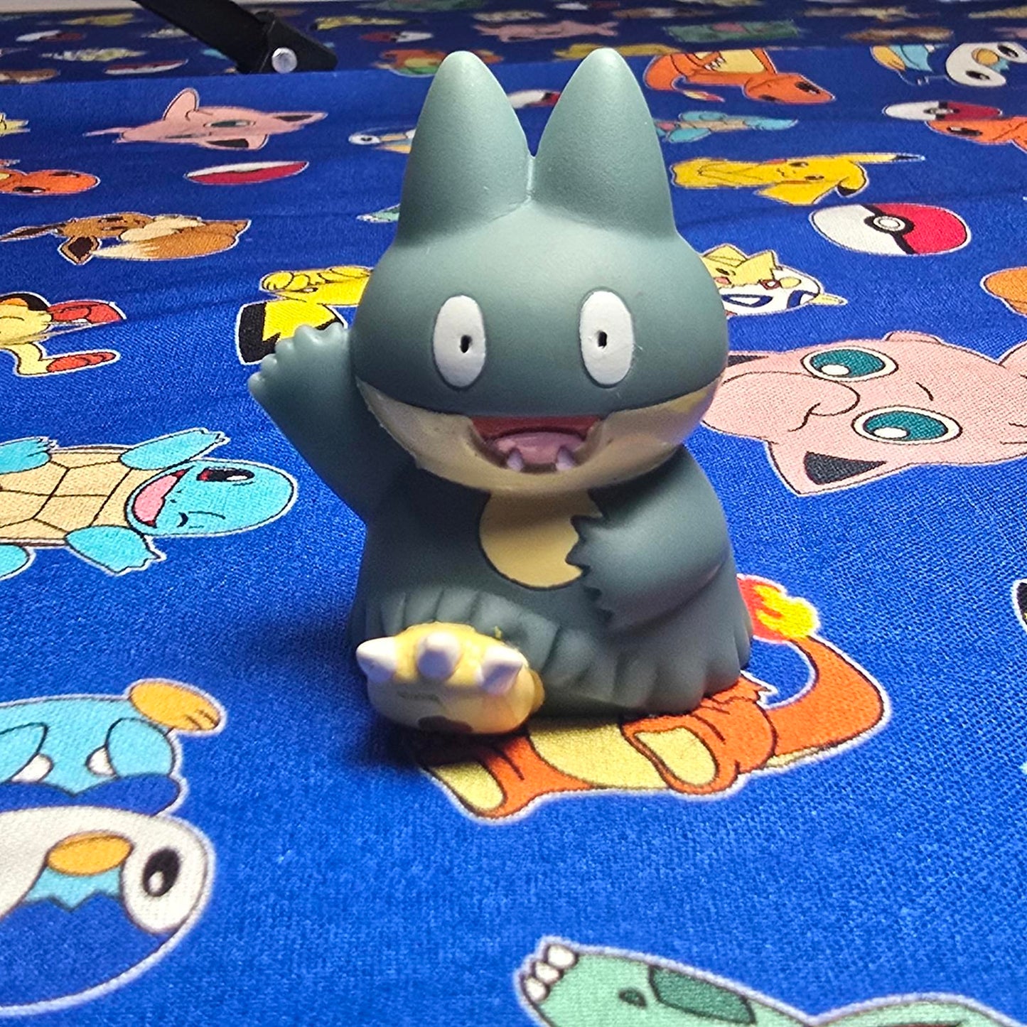 Pokemon Munchlax Figure Finger Puppet 2007 Nintendo Bandai PVC Vintage Japan USA