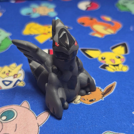 Pokemon Zekrom Figure Finger Puppet 2012 Nintendo Bandai PVC Japan USA Seller