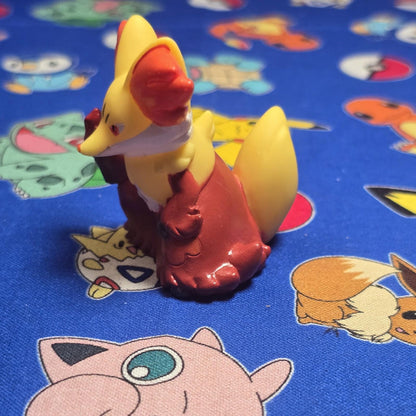 Pokemon Delphox Figure Finger Puppet 2014 Nintendo Bandai PVC Japan USA Toy Fox