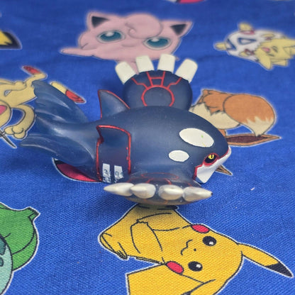 Pokemon Kyogre Clear Figure Finger Puppet 2004 Nintendo Bandai Vintage Japan USA