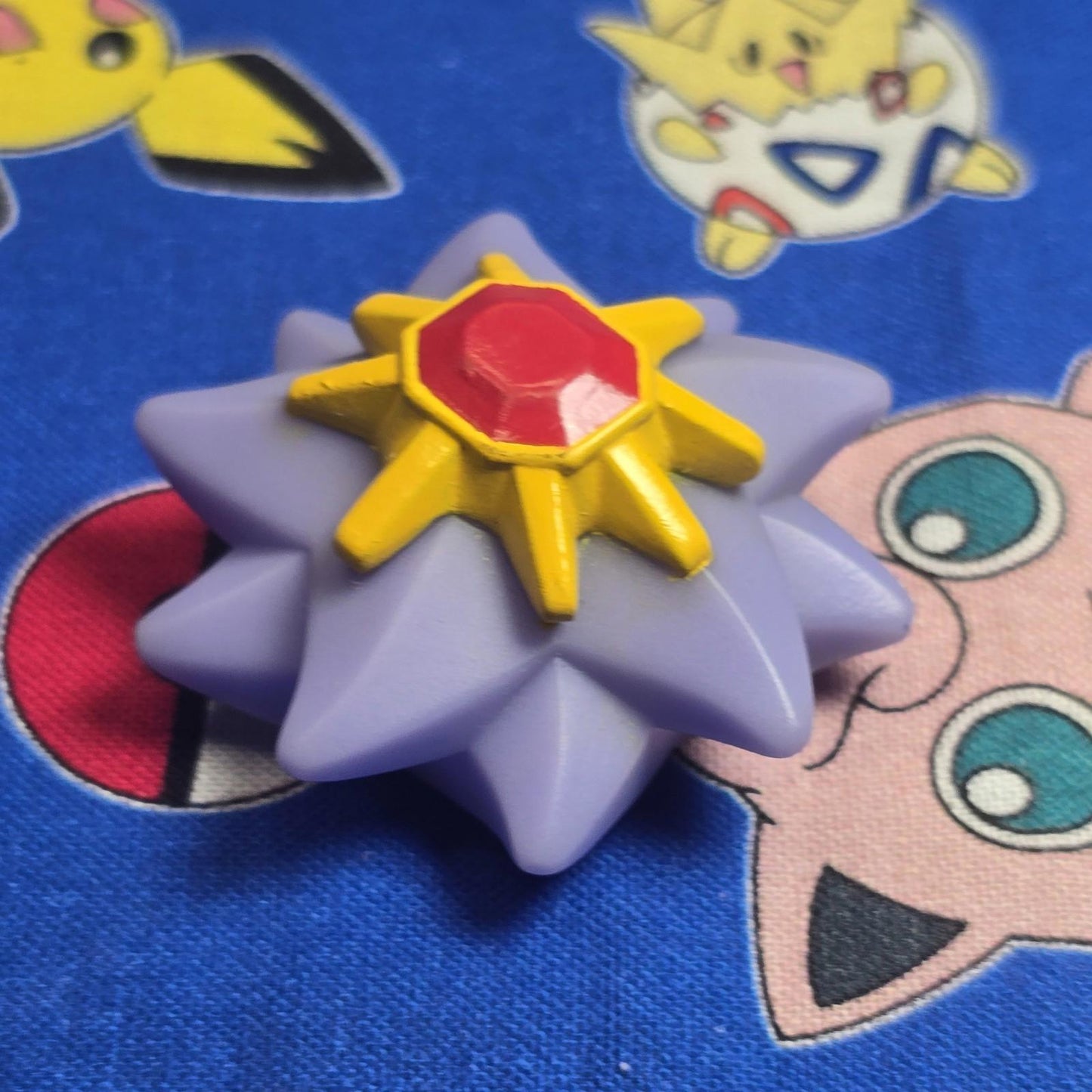 Pokemon Starmie Figure Finger Puppet 2007 Nintendo Bandai PVC Japan USA Seller