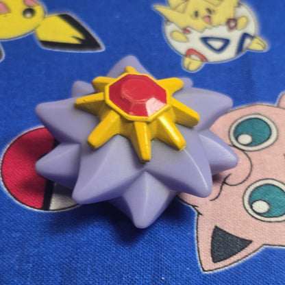 Pokemon Starmie Figure Finger Puppet 2007 Nintendo Bandai PVC Japan USA Seller