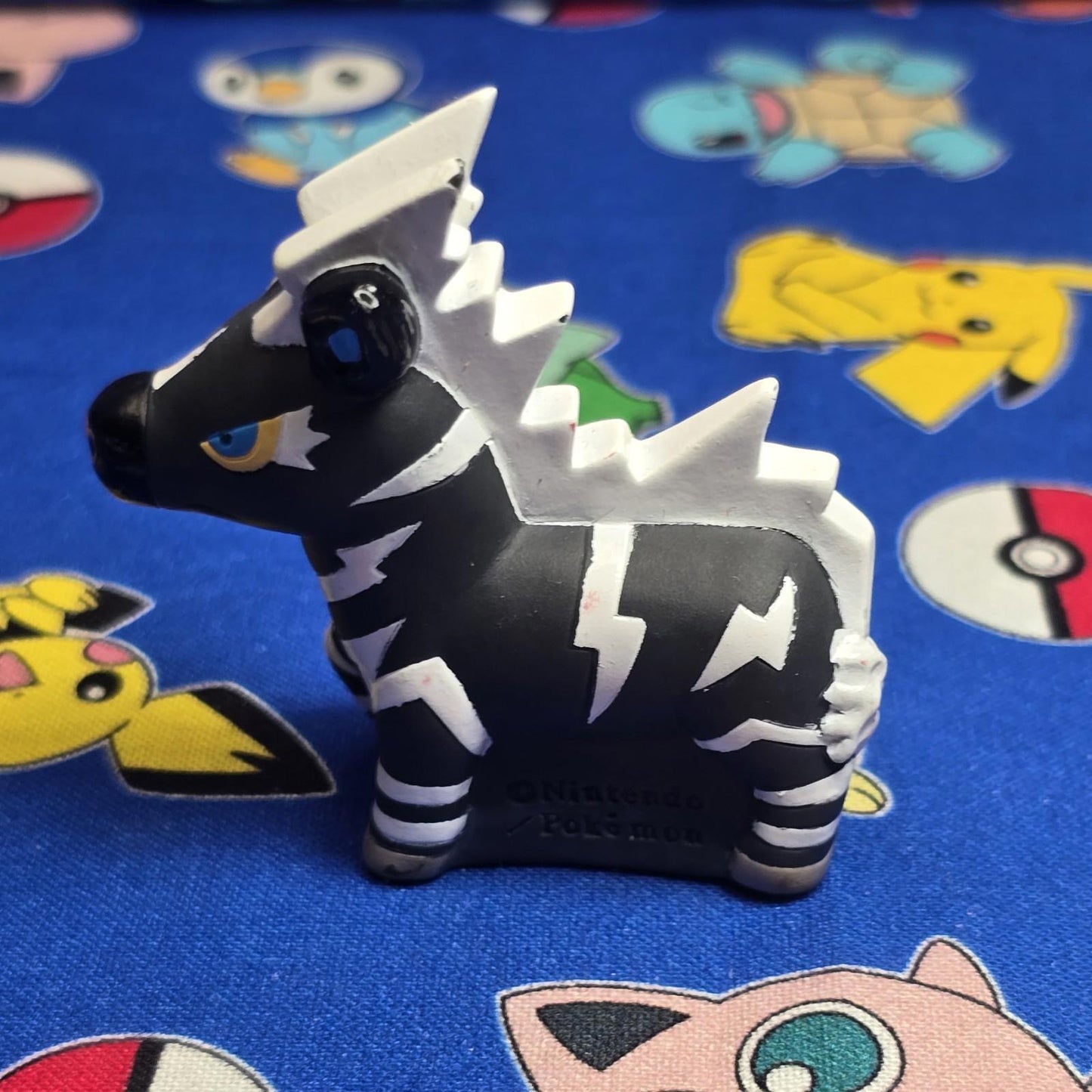 Pokemon Zebstrike Figure Finger Puppet 2011 Nintendo Bandai PVC Japan USA Seller