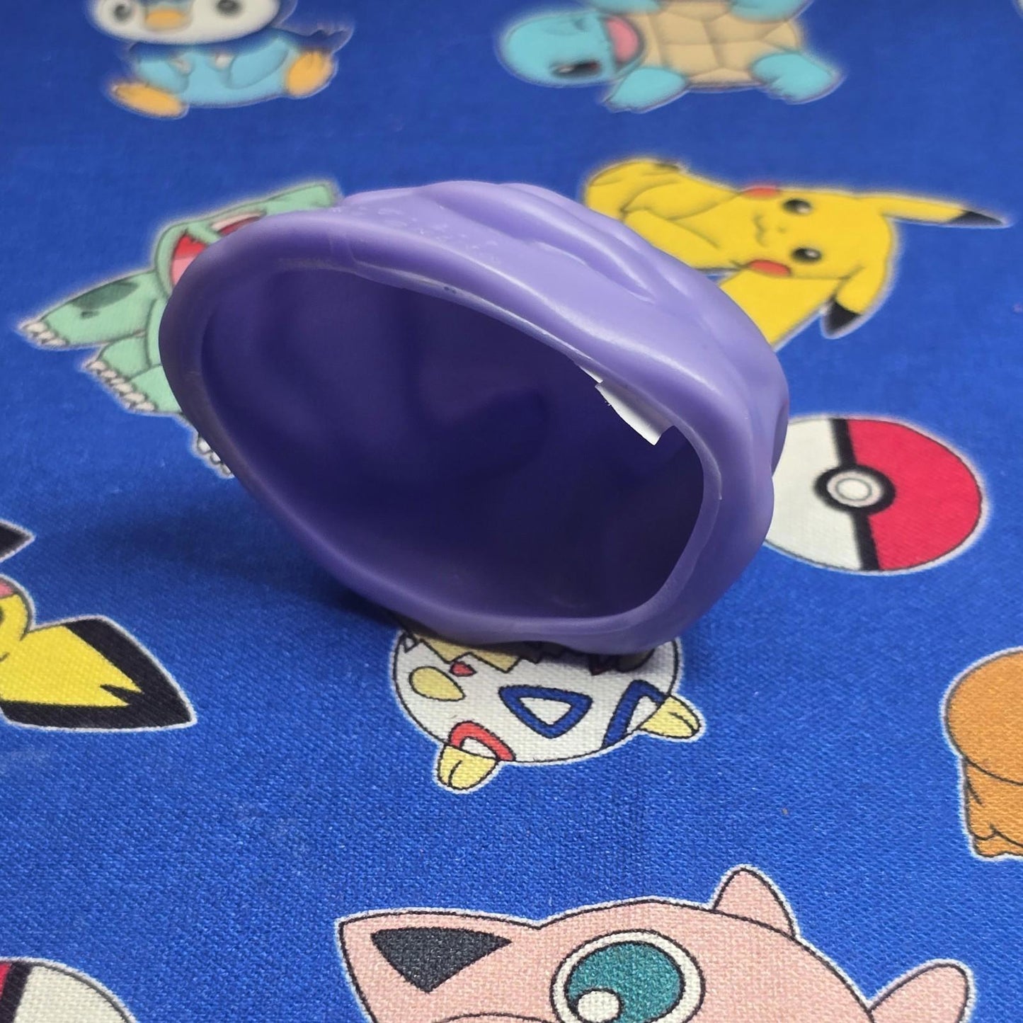 Pokemon Muk Pink Figure Finger Puppet 1998 Nintendo Bandai Vintage PVC Japan USA