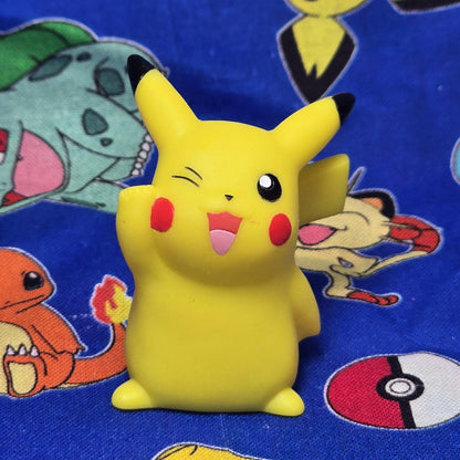 Pokemon Pikachu Wink Figure Finger Puppet 2012 Nintendo Bandai Japan USA Seller