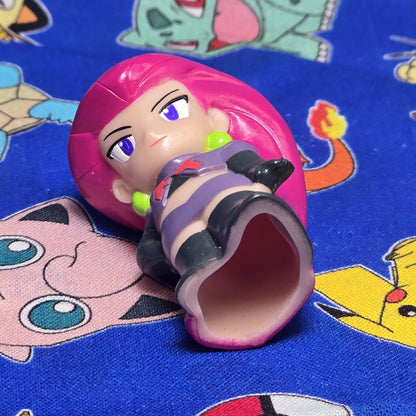 Pokemon Jessie Team Rocket Trainer Figure Finger Puppet 2010 Nintendo Bandai USA