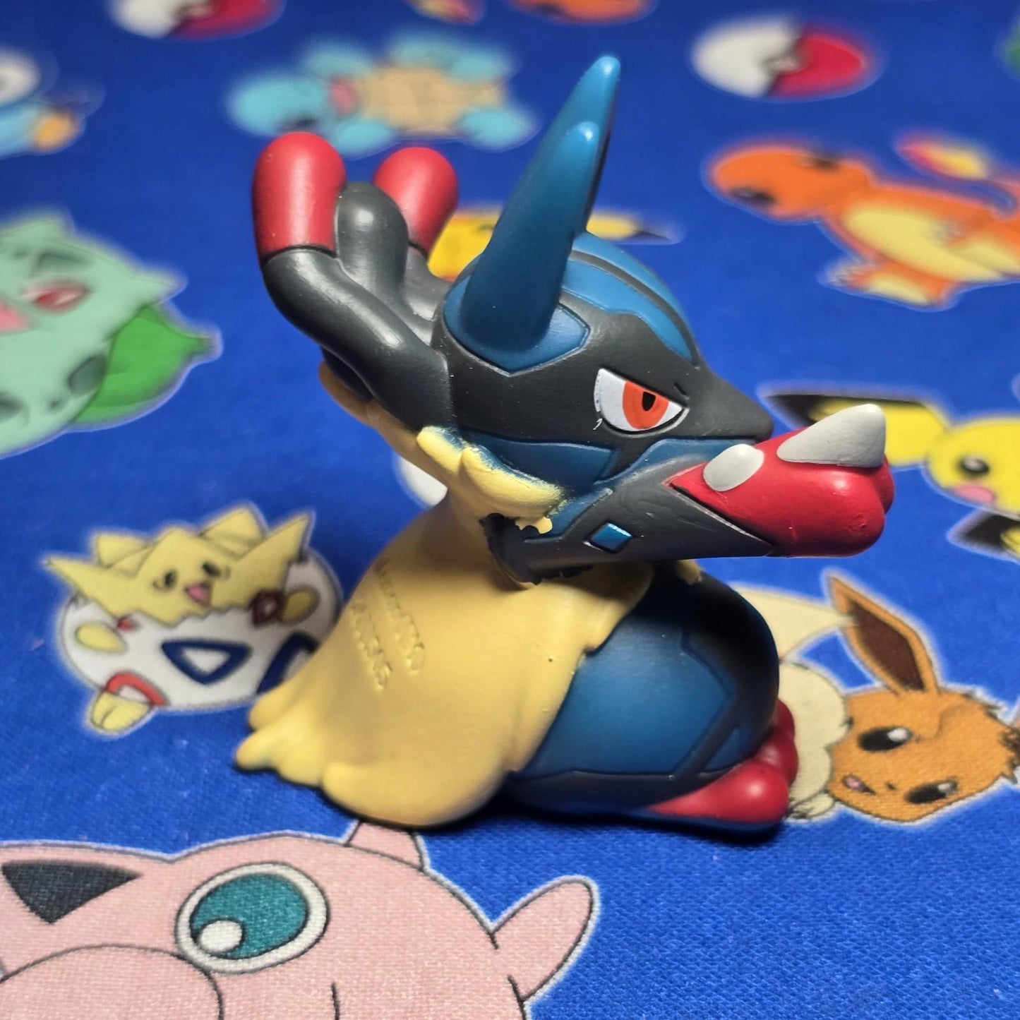 Pokemon Mega Lucario Figure Finger Puppet 2022 Nintendo Bandai Japan USA Seller