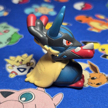 Pokemon Mega Lucario Figure Finger Puppet 2022 Nintendo Bandai Japan USA Seller