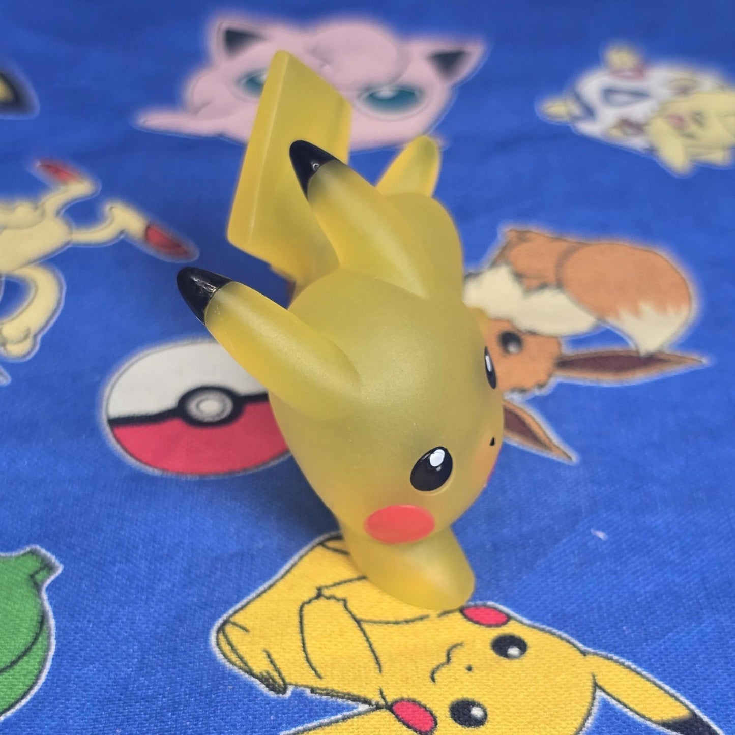 Pokemon Pikachu Clear Figure Finger Puppet 2014 Nintendo Bandai Japan USA Seller