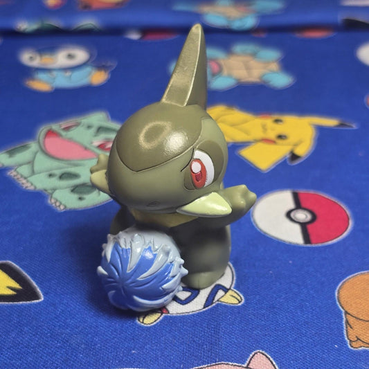 Pokemon Axew Figure Finger Puppet 2012 Nintendo Bandai PVC Vintage Japan USA