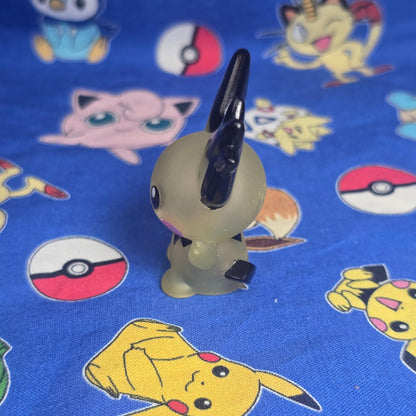 Pokemon Pichu Clear Female Figure Finger Puppet 2009 Nintendo Bandai Japan USA