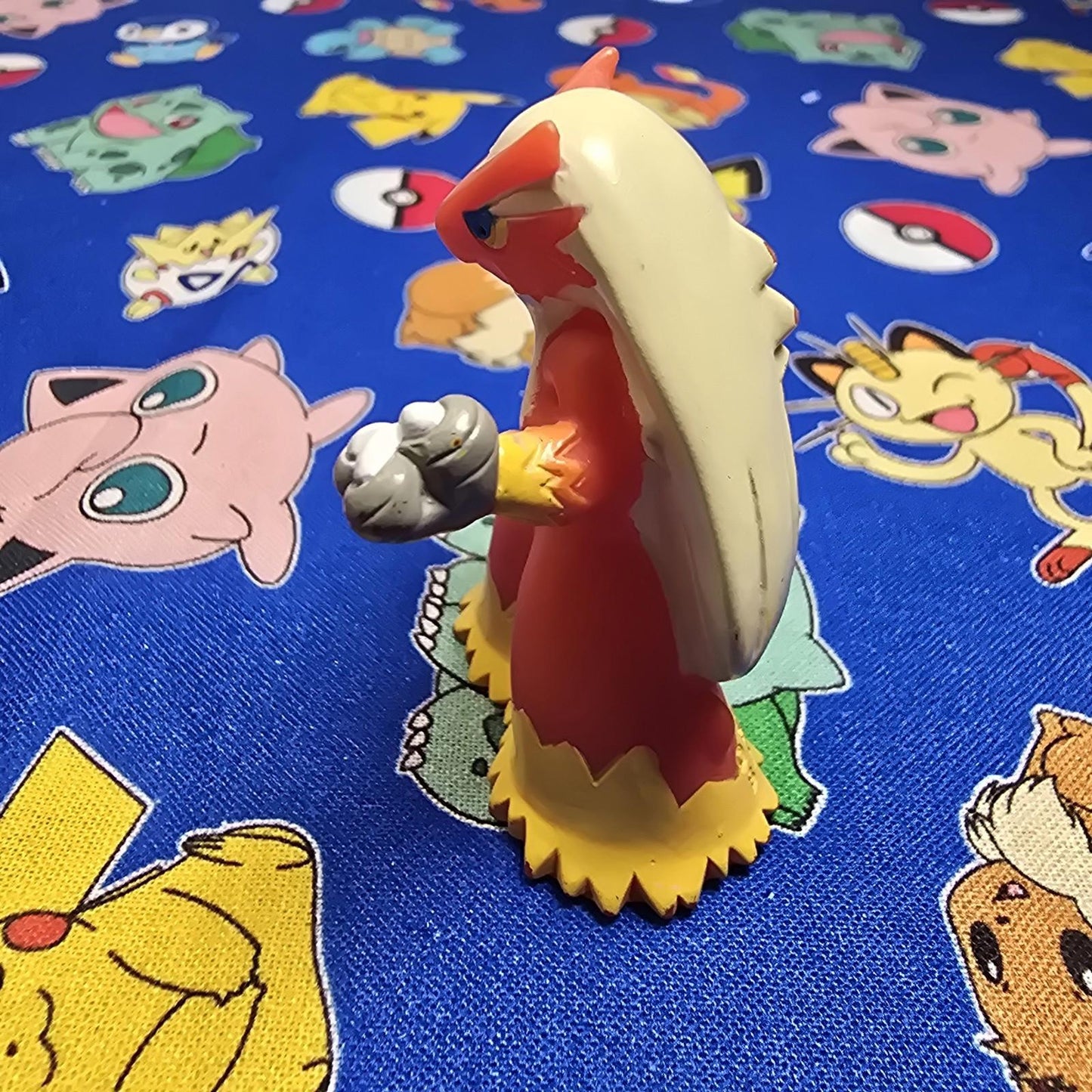 Pokemon Blaziken Figure Finger Puppet 2003 Nintendo Bandai PVC Vintage Japan USA