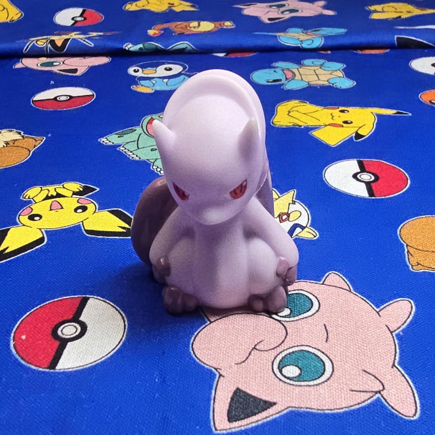 Pokemon Mewtwo Y Figure Finger Puppet 2013 Nintendo Bandai PVC Japan USA Seller