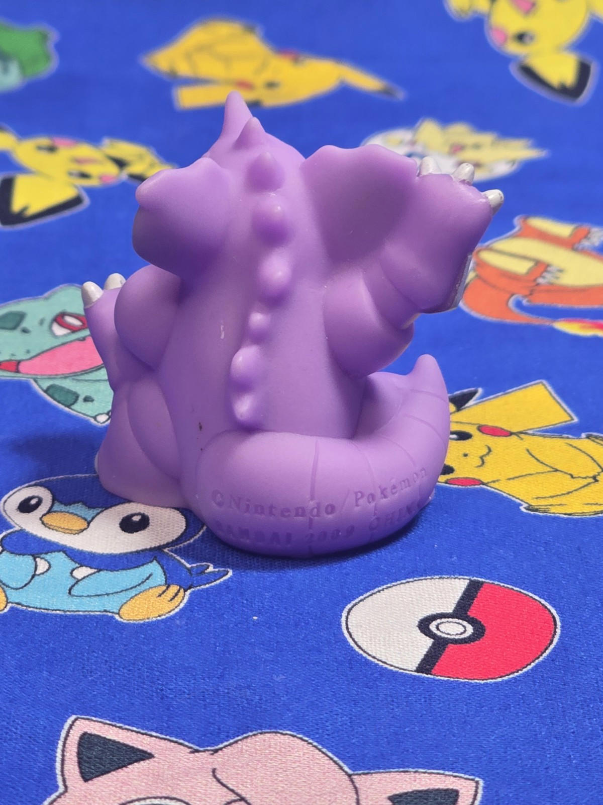 Pokemon Nidoking Figure Finger Puppet 2009 Nintendo Bandai PVC Japan USA Seller