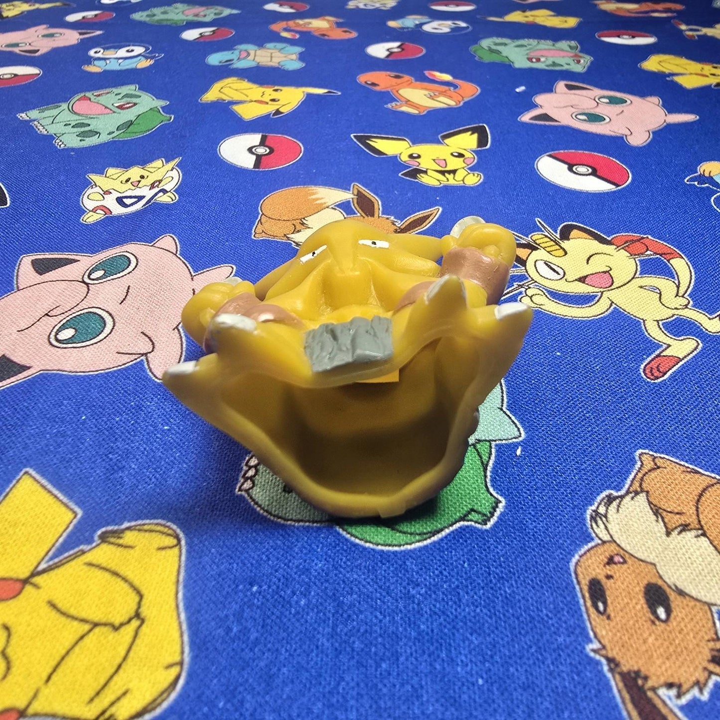 Pokemon Alakazam Figure Finger Puppet 1998 Nintendo Bandai PVC Vintage Japan USA