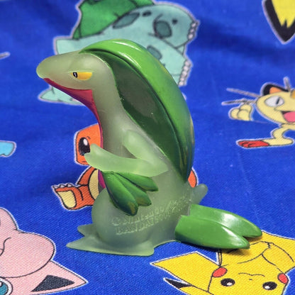 Pokemon Grovyle Clear Figure Finger Puppet 2003 Nintendo Bandai Vintage Japan US