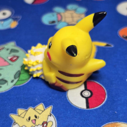 Pokemon Pikachu Attack Figure Finger Puppet 2011 Nintendo Bandai Japan US Seller