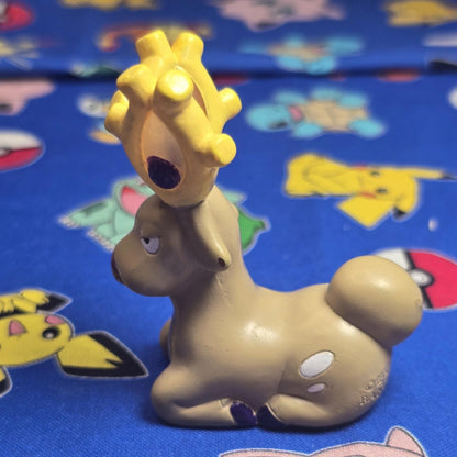Pokemon Stantler Figure Finger Puppet 1999 Nintendo Bandai PVC Vintage Japan USA