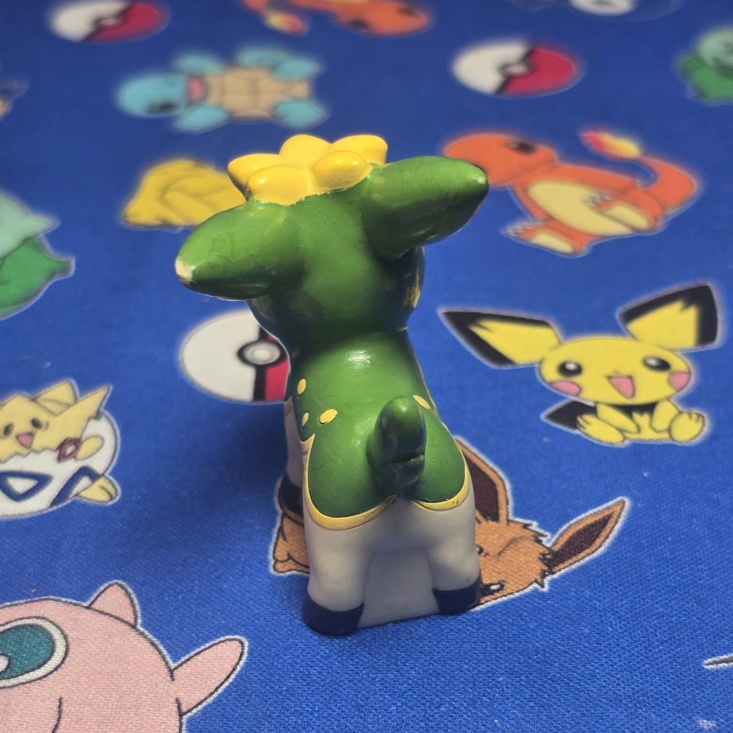 Pokemon Deerling Summer Fall Figure Finger Puppet 2010 Nintendo Bandai Japan USA