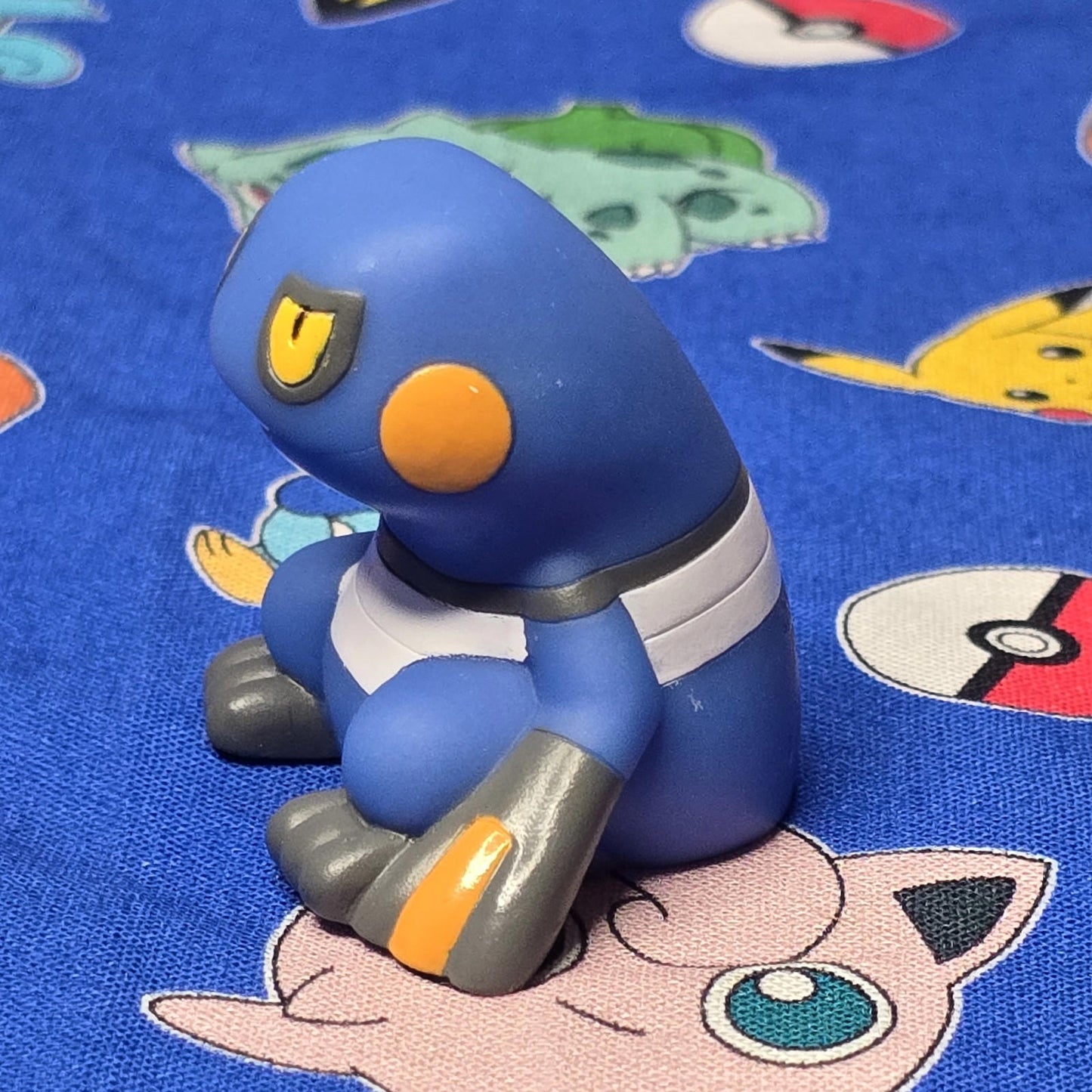Pokemon Croagunk Figure Finger Puppet 2006 Nintendo Bandai PVC Japan USA Seller