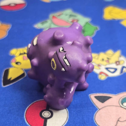 Pokemon Wheezing Dark Figure Finger Puppet 1997 Nintendo Bandai PVC Vintage US