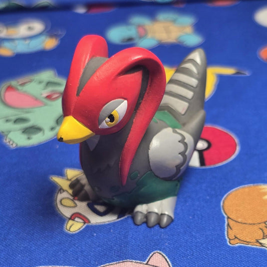 Pokemon Unfezant Male Figure Finger Puppet 2011 Nintendo Bandai PVC Japan USA