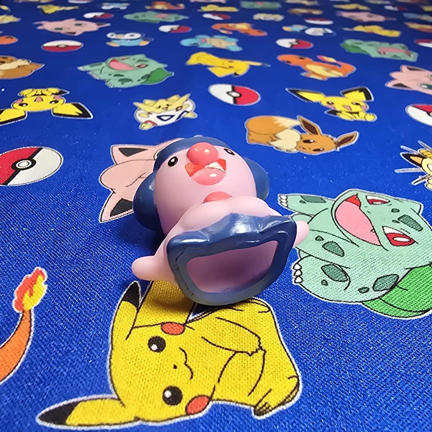 Pokemon Mime Jr Figure Finger Puppet 2008 Nintendo Bandai PVC Vintage Japan USA