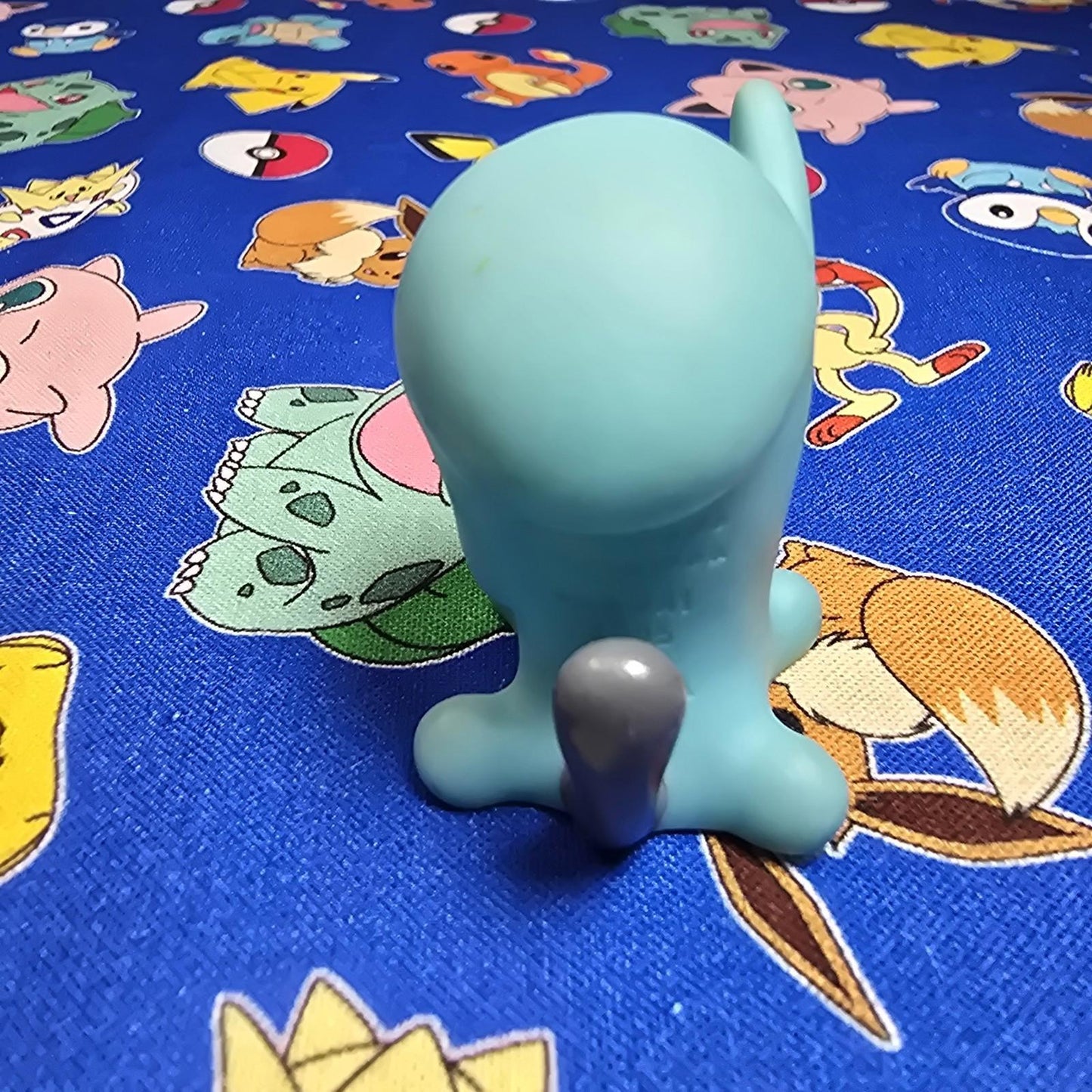 Pokemon Wobbuffet Figure Finger Puppet 2005 Nintendo Bandai PVC Vintage Japan US