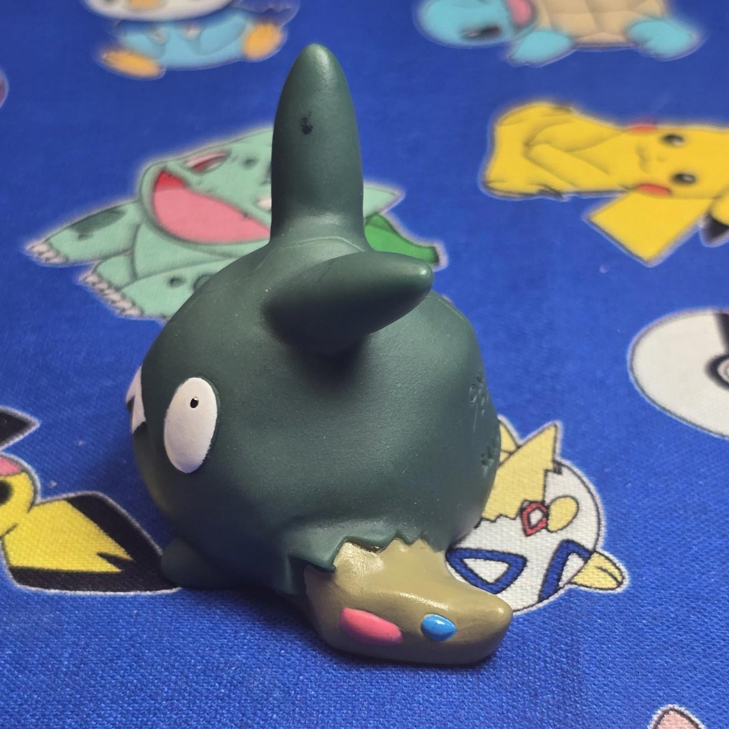 Pokemon Trubbish Figure Finger Puppet 2010 Nintendo Bandai PVC Japan USA Seller