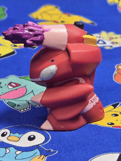 Pokemon Shiny Genesect Figure Finger Puppet 2013 Nintendo Bandai PVC Japan USA