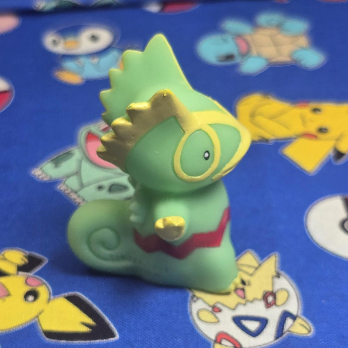 Pokemon Kecleon Figure Finger Puppet 2002 Nintendo Bandai PVC Vintage Japan USA