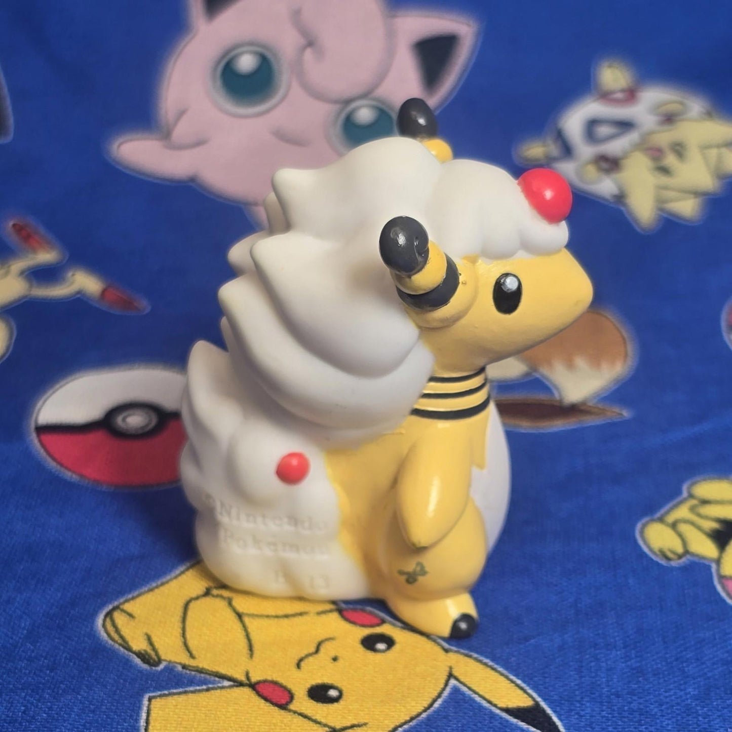 Pokemon Mega Ampharos Figure Finger Puppet 2013 Nintendo Bandai PVC Japan USA