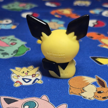 Pokemon Pichu Figure Finger Puppet 2013 Nintendo Bandai Japan PVC USA Seller