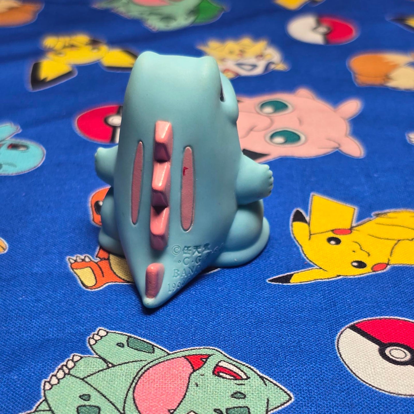 Pokemon Totodile Figure Finger Puppets 1999 Nintendo Bandai PVC Vintage Japan US