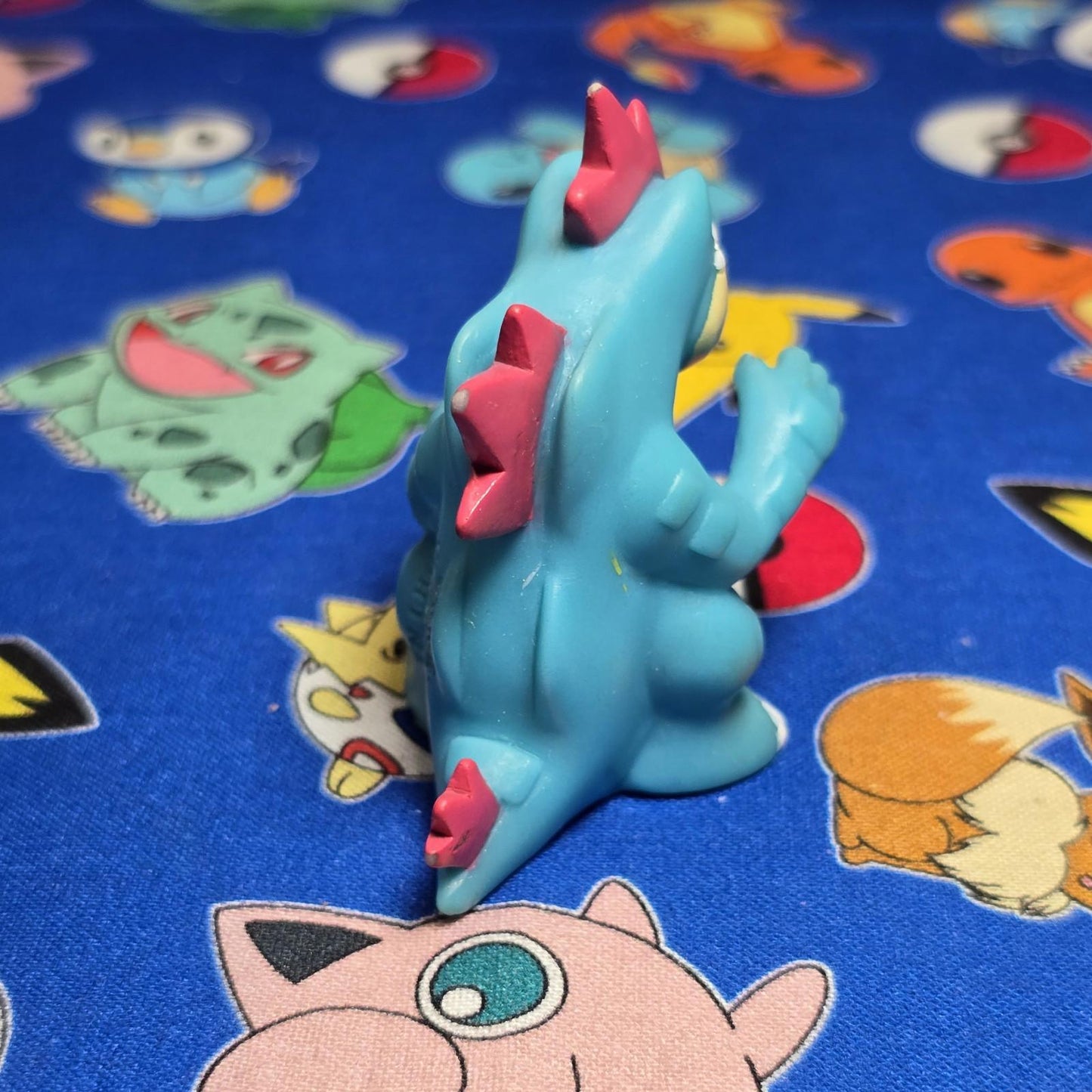 Pokemon Feraligatr Figure Finger Puppet 2000 Nintendo Bandai Vintage Japan USA