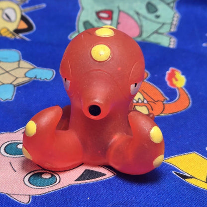 Pokemon Octillery Clear Figure Finger Puppet 2000 Nintendo Bandai PVC Japan USA
