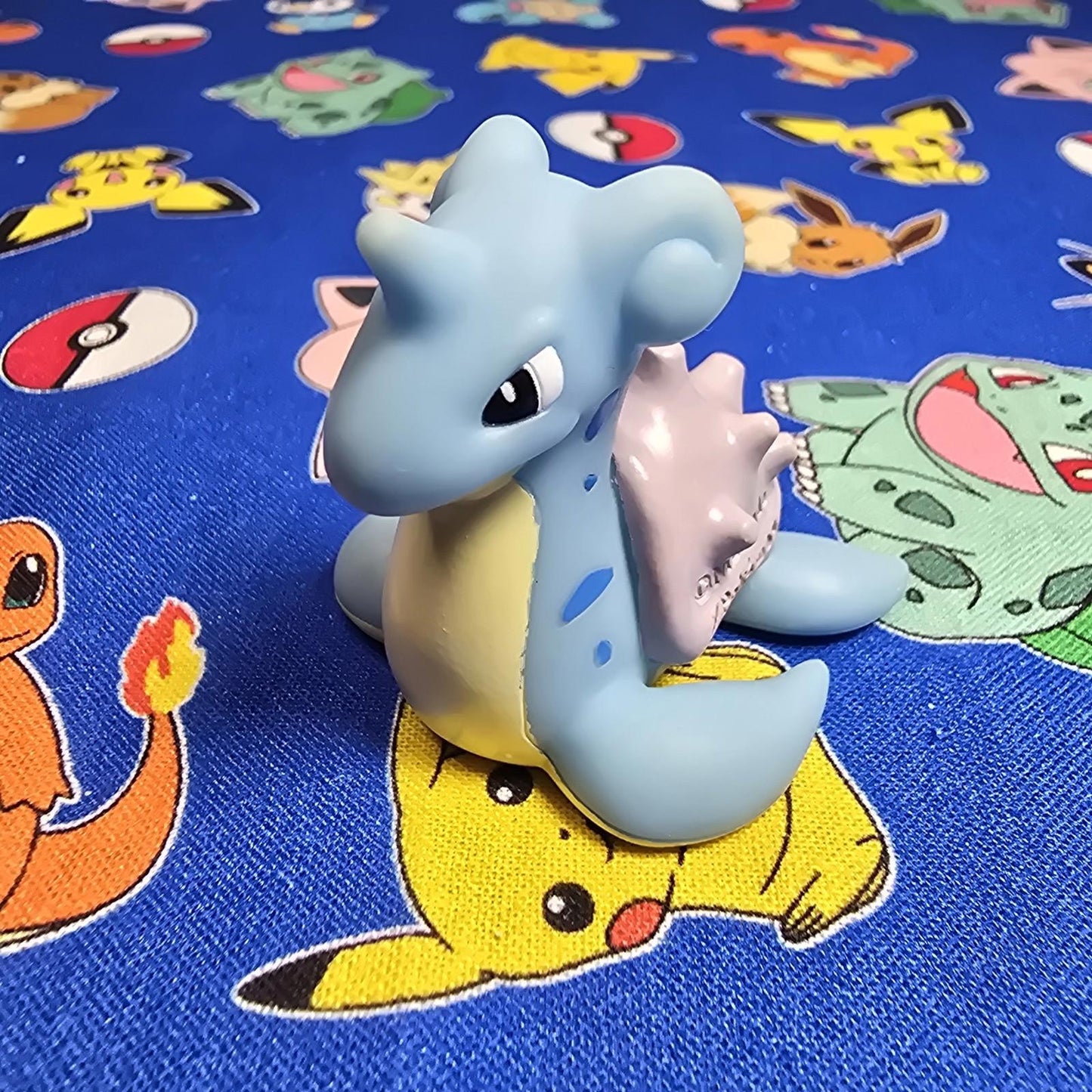Pokemon Lapras Figure Finger Puppet 2005 Nintendo Bandai Vintage PVC Japan USA