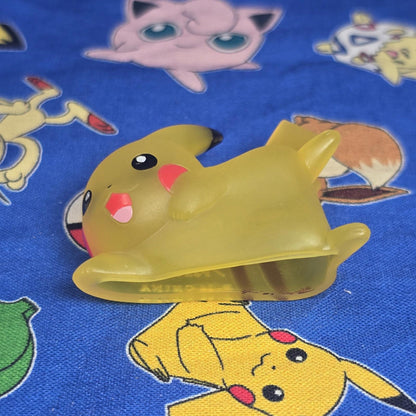 Pokemon Pikachu Clear Figure Finger Puppet 2014 Nintendo Bandai Japan USA Seller