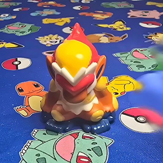 Pokemon Infernape Figure Finger Puppet 2007 Nintendo Bandai PVC Japan USA Seller