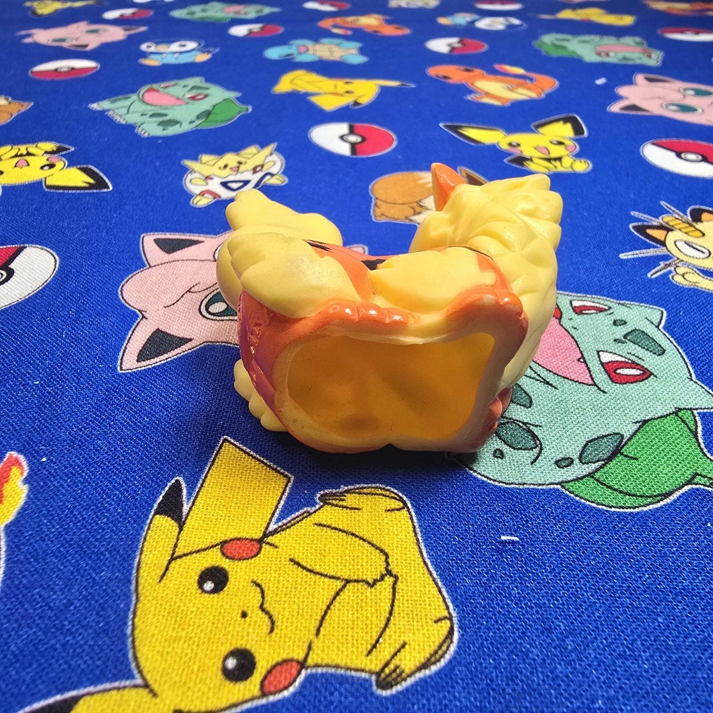 Pokemon Arcanine Figure Finger Puppet 1997 Bandai Nintendo PVC Vintage US Seller
