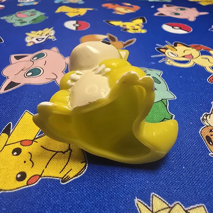 Pokemon Sandshrew Dark Figure Finger Puppet 1996 Nintendo PVC Bandai Vintage USA