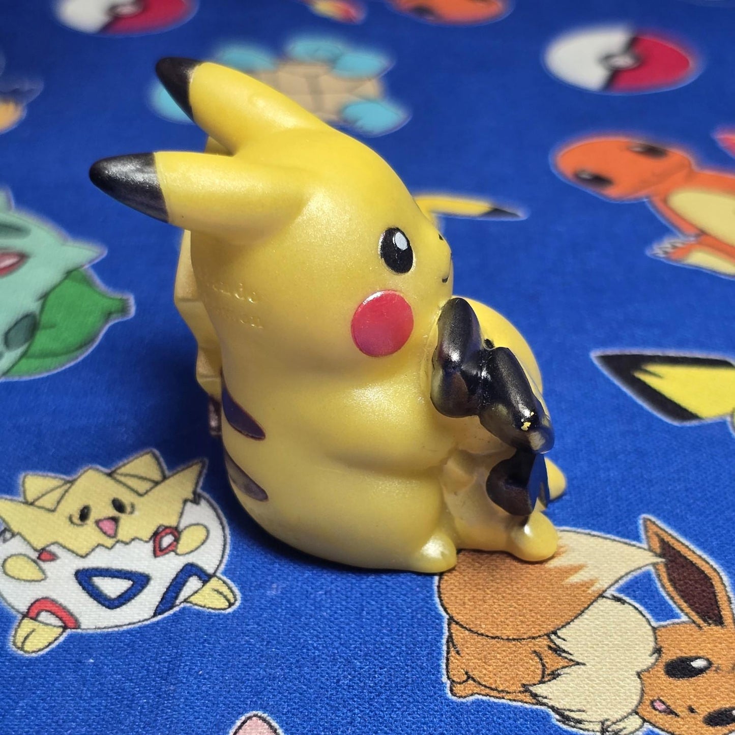 Pokemon Pikachu & Pichu Metallic Figure Finger Puppet 2019 Nintendo Bandai Japan