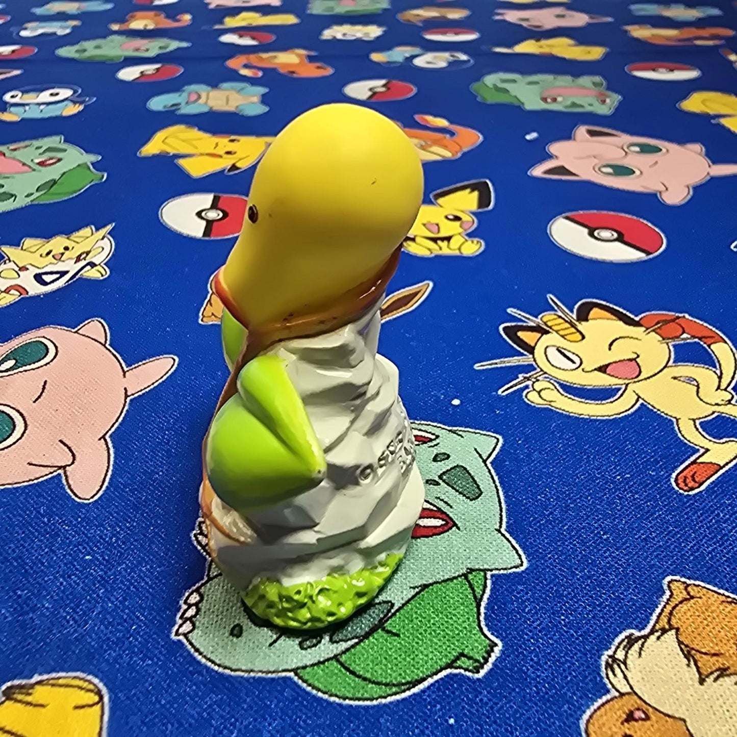 Pokemon Bellsprout Red Figure Finger Puppet 1997 Bandai Nintendo PVC Vintage USA