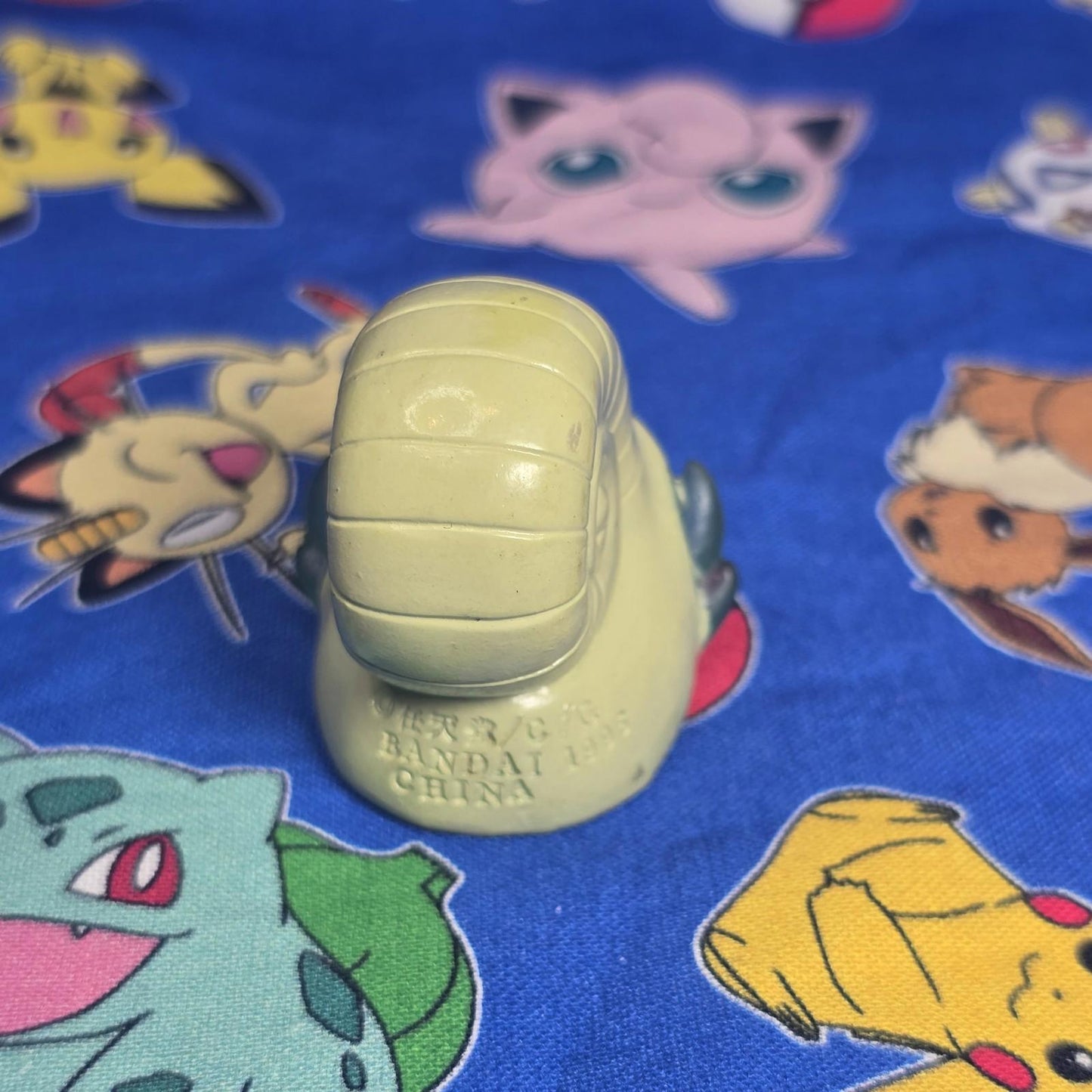Pokemon Omanyte Clear Figure Finger Puppet 1996 Nintendo Bandai PVC Japan USA